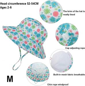 Custom Logo Printed Embroidery Boys and Girls <b>Hat</b> Summer Beach Children Fisherman Bucket <b>Hats</b> for Kids With String - Product Image 4