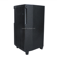 Haut-parleur actif professionnel PL-4412A/B 200W avec microphone sans fil, woofer sur chariot pour système audio domestique et extérieur