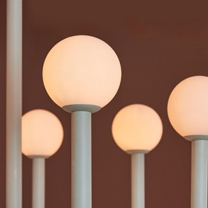 Lustre en forme de champignon à 6, 8 ou 10 têtes LED, forme ronde, lampe de plafond pour la maison, design moderne minimaliste - Product Image 3