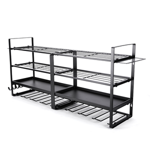 Organisateur d'outils électriques avec station de <span class=keywords><strong>charge</strong></span>, support de perceuse mural, <span class=keywords><strong>étagère</strong></span>s de rangement pour garage, organisateur mural robuste à vendre - Product Image 1