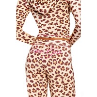 Ensemble de survêtement décontracté pour femme avec sweat à capuche court zippé imprimé à manches longues et pantalon évasé, idéal pour le fitness et le yoga, personnalisable avec logo