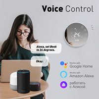 Termostato Hidrónico Inteligente WiFi, Control Remoto por Aplicación y Programable para Calefacción por Suelo Radiante