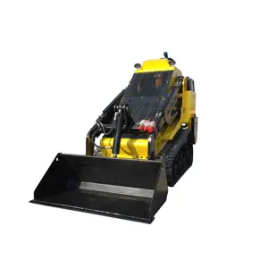 New Designed Hydraulic Joystick Diesel Gasoline Engine Track Skid Steer Loader Mini Loader