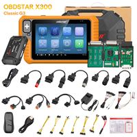 OBDSTAR X300 Classic G3/ Key Master G3, Hava Yastığı Sıfırlama Lisansı ile Anahtar Programlama/ Hava Yastığı, Akü ve SAS Sıfırlama Desteği