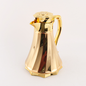 Mayflower Thermos <span class=keywords><strong>di</strong></span> Lusso Stile Arabo Dorato Dallah per Caffè e Tè, Mantiene il Calore per 24 Ore - Product Image 2