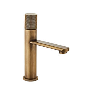 Robinet de lavabo européen monocommande en laiton antique à montage sur plan, avec cartouche céramique, pour <span class=keywords><strong>usage</strong></span> domestique, salle de bain, hôtel, garantie 2 ans - Product Image 6