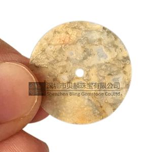 Steen horloge wijzerplaten, crazy agaat wijzerplaten voor maken horloges 21mm - Product Image 2