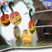 Kit de bricolage maison hantée en mousse 3D, jouet éducatif d'assemblage effrayant pour Halloween, idéal pour les cadeaux - Vente chaude