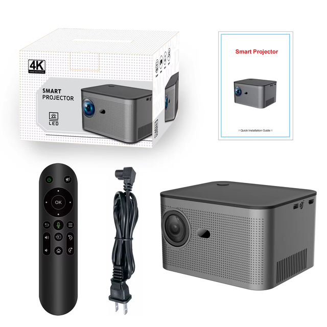 Factory Price HY350 Projector Full HD 1080P 4K Android 11.0 LED Home Theater 500ANSI Electronic Focus BT5.0 Home Cinema Projetor