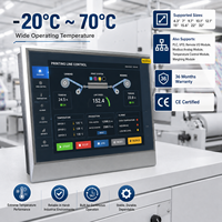 Mochuan MC4070E, Pantalla HMI de 7 Pulgadas, Controlador Lógico Programable, Interfaz Hombre-Máquina para Sistema Modbus, Control Industrial