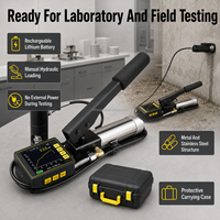 Testeur d'adhérence numérique ASTM D7234, portable, 10 kN, instrument de mesure de la résistance à la liaison pour le test des revêtements en béton