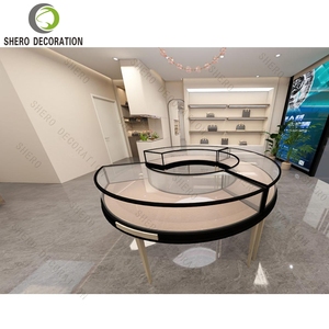 Présentoir de Luxe Autonome en Bois pour Sacs à Main avec Éclairage LED, Robuste, Dimensions Personnalisables, Finition Vernie, Design Cubique - Product Image 3