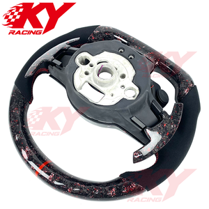 อุปกรณ์ตกแต่งรถยนต์ พวงมาลัยคาร์บอนไฟเบอร์ LED RPM สำหรับ VW MK7 Golf 7 GTI GTD Volkswagen MK8 MK5 MK6 Polo Jetta Passat - Product Image 3