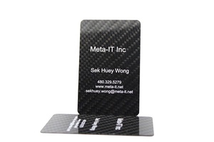 Brand New High Quality NFC Membership Card Carbon Fiber Real <b>Plastic</b> with Screen <b>Printing</b> - Product Image 4