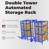 Estante de almacenamiento vertical para láminas con ventosas para brazo robótico para línea de fabricación totalmente automática