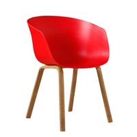 Sillón de Estilo Nórdico con Acabado de Madera, Silla de Escritorio para Tienda de Té de Burbujas, Cafetería, Recepción y Comedor