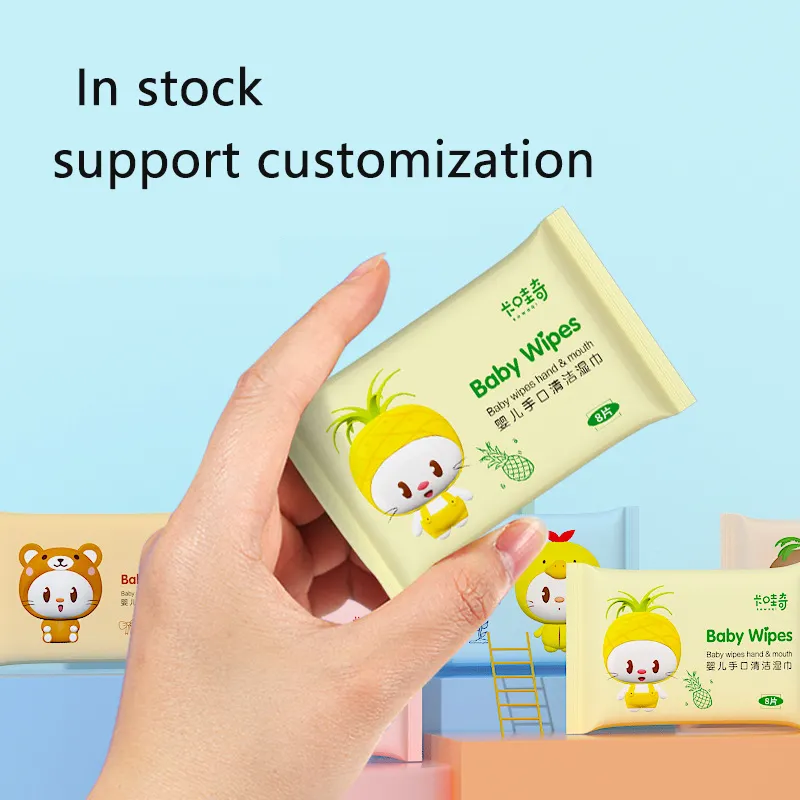 New Arrival Pure Water Baby Wipes Organic Bamboo Fiber Wet Wipes For Baby Cleaning