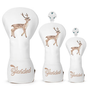 Housse de tête de club de golf en cuir PU personnalisée avec logo, pour driver, fairway et hybride – Accessoires de golf – Prix de gros - Product Image 1