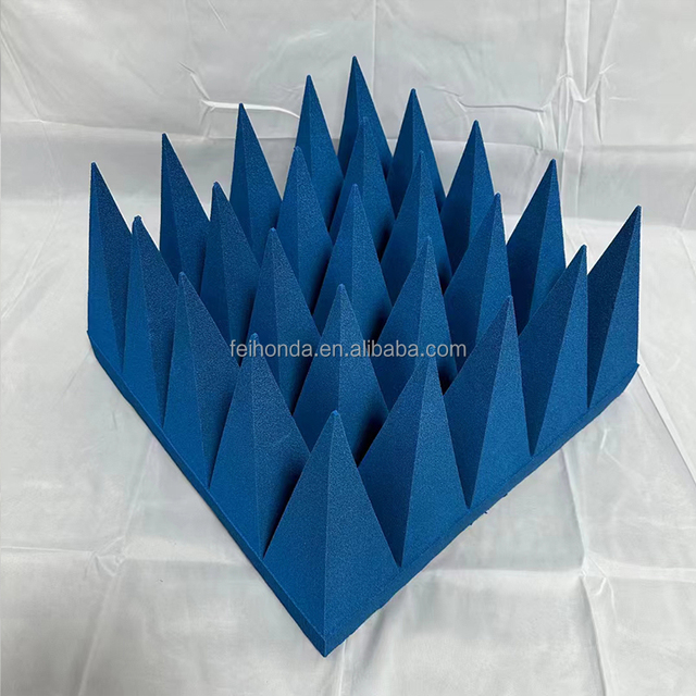 Halogen-Free Electromagnetic Shielding Foam for Anechoic Chambers RoHS Compliant EMI Wave Absorbing Microwave Absorber for Rf