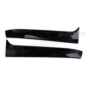 Pair Rear Window Side Spoiler canard canards <b>Splitter</b> Glossy For VW Golf 7 R Variant Wagen 2014-2017 Gloss Black/Carbon Look - Product Image 6