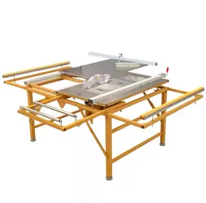 Vente chaude travail du bois multifonctionnel précision table coulissante scie à bois panneau de coupe scie machine pour planches à découper