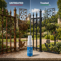 Protection anti-rouille et anti-corrosion pour tuyaux, bidons et fûts en fer : Formule modifiée au nano-céramique micro-silice