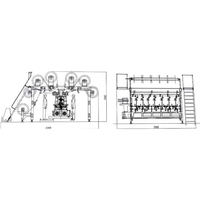 ZYTT Interlock Gonflable Tissu Raschel Chaîne Machine À Tricoter Prix Pour Sandwich Mesh Tissu