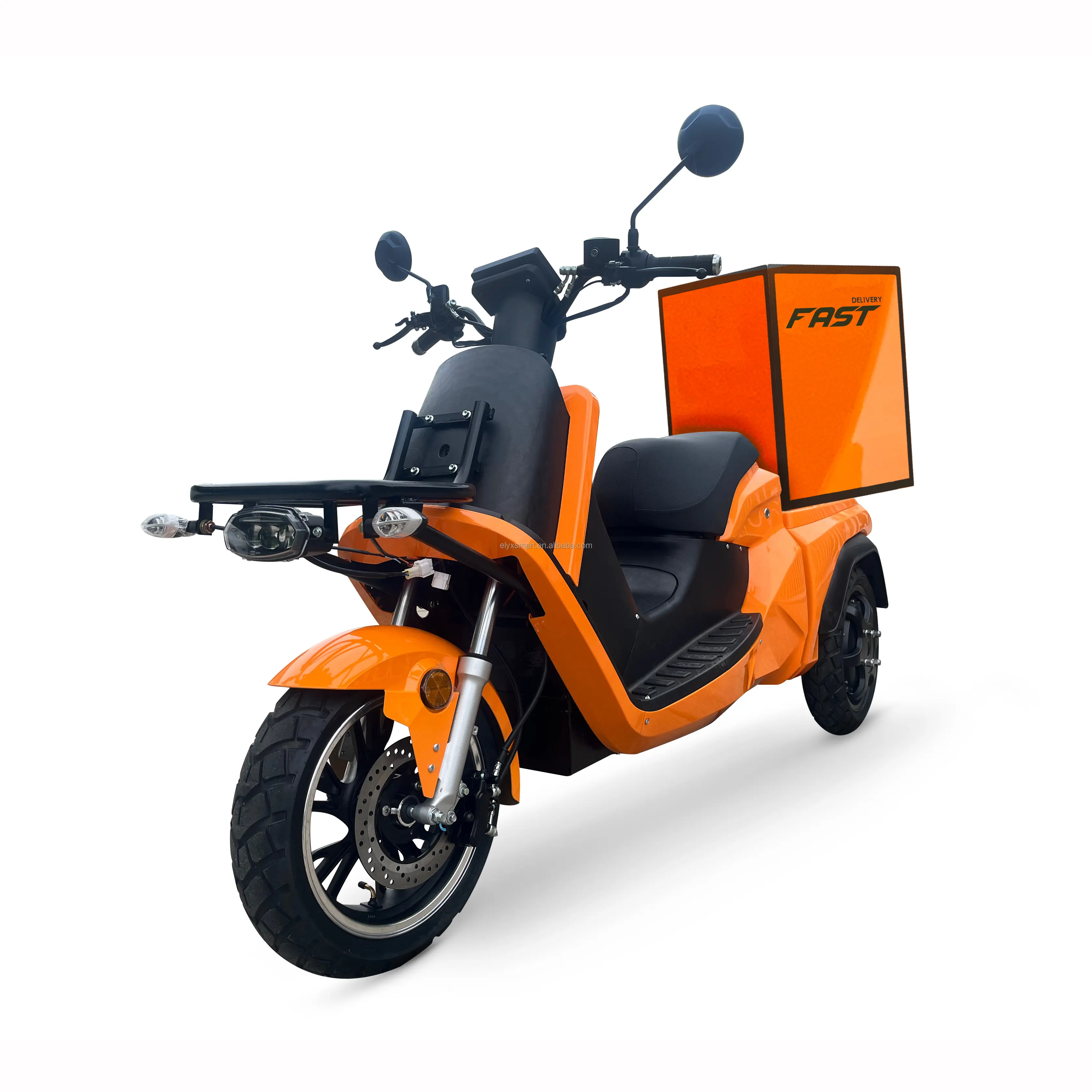 Hulk+ 72V50Ah 2500W Dual Hub Motor New Fashion Style Electric Tricycle with Lithium Battery for Delivery