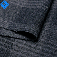 Tissu gris à carreaux Wenhan MT-4 340GSM à haute teneur en laine |   Style britannique pour la rembourrage de sièges auto haut de gamme |   Approvisionnement d'usine