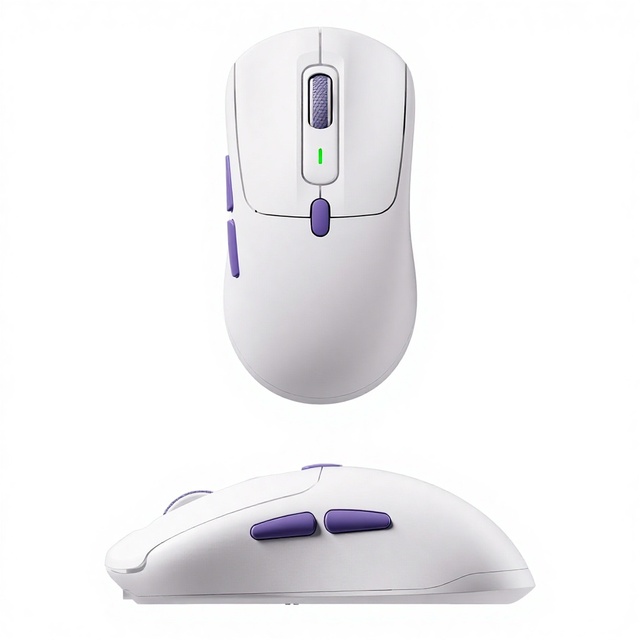 Akko Pulse 01 Wireless Gaming Mouse Ergonomic Lightweight 69g Dual 8kHz Polling Optical PAW 3950 Sensor 8 Adjustable DPI 7