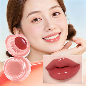 <span class=keywords><strong>Baume</strong></span> hydratant pour les lèvres et les joues Crystal Jelly, effet chatoyant léger, couleur nude <span class=keywords><strong>abricot</strong></span> cerise vin - Product Image 3