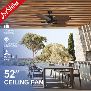 Ventilateur de plafond 1stshine Décoration de <span class=keywords><strong>restaurant</strong></span>/appartement/hôtel 52 pouces Ventilateurs de plafond de refroidissement en ABS - Product Image 2