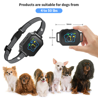 TIZE Verbessertes Automatisches Wasserdichtes Wiederaufladbares Antibell-Halsband Bellkontrollgerät für Kleine Hunde