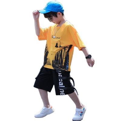 2021 Big Boy T Shirt A Manica Corta UN Paio di Jeans 2pc di Sport - Main Image