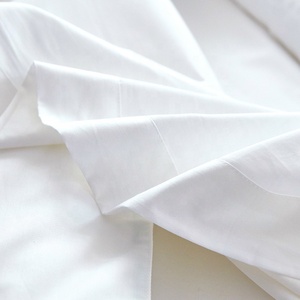 Set di biancheria da letto in cotone 100% premium all'ingrosso set di 4 pezzi in puro bianco copripiumino federe per lenzuola - Product Image 3