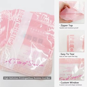 Sacs en polyéthylène à fermeture éclair, étanches à l'humidité, pour <span class=keywords><strong>épices</strong></span>, aliments pour animaux, conserves et emballages de collations - Product Image 5