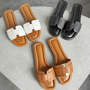 Sandalias Planas Estilo Hada con Punta Abierta y Deslizables para Mujer, Tallas Grandes - Product Image 2