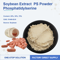 JULYHEALTH - Extrait de soja de qualité alimentaire 20% PS Phosphatidylsérine en poudre CAS 51446-62-9