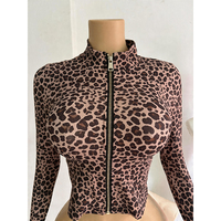 Ensemble Lounge Premium Doux Personnalisé Deux Pièces : Haut Halter et Pantalon Évasé à Jambes Larges avec Imprimé Léopard, Idéal pour les Grandes Tailles – Collection Automne 2026