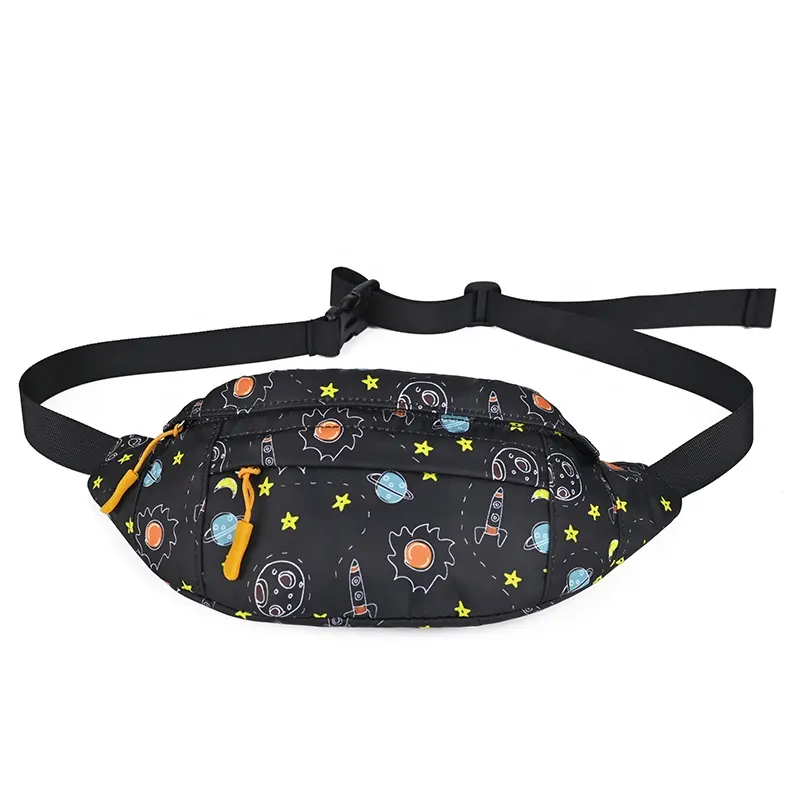 Waist bags kids pouch custom embroidered waist bag belt men chest sling bag with custom logo crossbody fanny waist pack