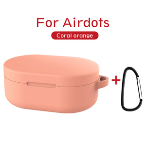 Para Redmi <span class=keywords><strong>Airdots</strong></span> caso cubierta de silicona caso para <span class=keywords><strong>Xiaomi</strong></span> Redmi <span class=keywords><strong>Airdots</strong></span> aire puntos TWS versión juvenil con Anti-Perdida gancho - Product Image 4