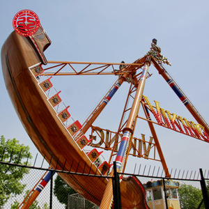 Barco Pirata Mecánico de Fibra de Vidrio para <span class=keywords><strong>Parque</strong></span> de Atracciones, 24 Asientos, Uso Comercial, Capacidad Superior a 500 kg - Product Image 1
