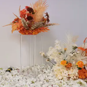Présentoirs détachables en acrylique, support de fleurs pour mariage, présentoir transparent, pilier de scène en cristal