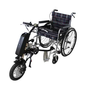 Kit de silla de ruedas eléctrica, equipo de terapia de rehabilitación de ciclo manual de 16 pulgadas, 500w, 48v