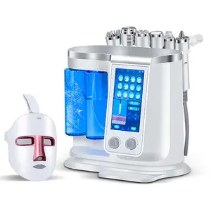 Đa chức năng thiết kế mới lạ 3D Hydro Facial Microdermabrasion 7 màu PDT LED máy trị liệu bằng ánh sáng