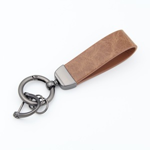 Llavero de Coche de Cuero PU de Color Verde Personalizado de Alta Calidad, Diseño Elegante y Moderno, Material de Aleación de Zinc de Alta Calidad, Suministro al por Mayor - Product Image 4