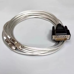 Câble DB9 DB15 DB25 vers BNC de longueur personnalisée 0,5 m 1 m avec blindage tressé et gaine en PVC pour transfert de signal informatique - Product Image 3