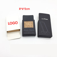 Tablette de bureau en bambou naturel support de téléphone en bois cellulaire avec amplificateur de son support de son