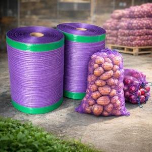 Sac en maille Raschel en PE de qualité alimentaire certifié REACH/CE/sans BPA, résistant, pour l'emballage en vrac de légumes, fruits, pommes de terre, oignons - Product Image 4