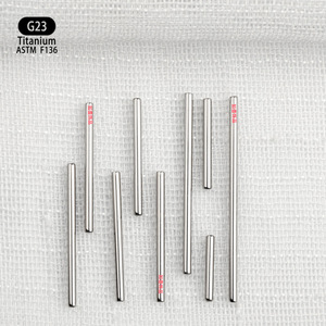 Barre droite en alliage de titane F136, 20mm 18mm 16mm 14mm 12mm 10mm 8mm, accessoire de piercing pour bijoux corporels - Product Image 3